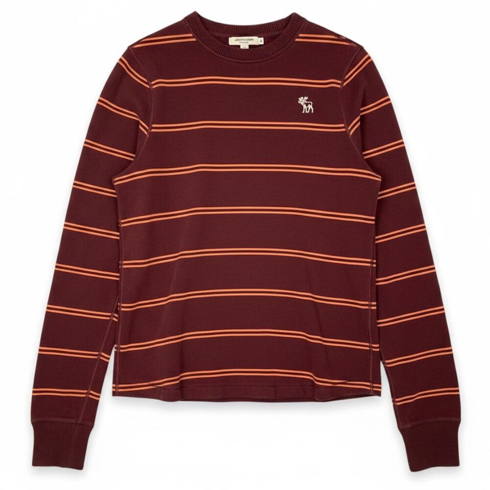 Vintage Abercrombie Fitch Rugby Shirt Men's XL Muscle Striped Long Sleeve Y2K